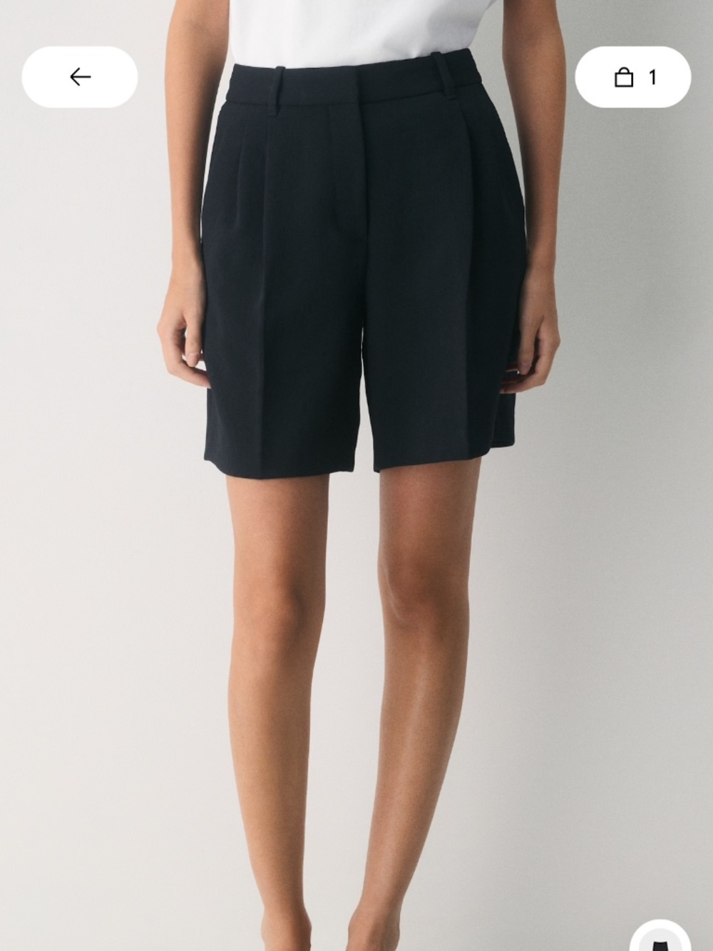 Effortless long shorts crepette
